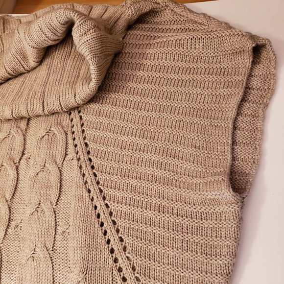 Dex Loose-Knit Short Leeves Turtleneck Sweater - Picture 5 of 7